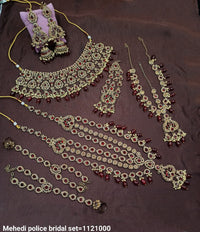 Lucentemarket Traditional Antique Bridal Jewelry Set – Timeless Elegance for Weddings
