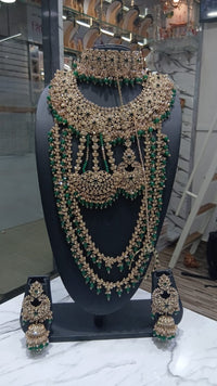 Bridal Collection Handcrafted Kundan Stud Bridal Jewellery for the Modern Bride