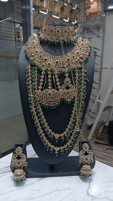 Bridal Collection Handcrafted Kundan Stud Bridal Jewellery for the Modern Bride