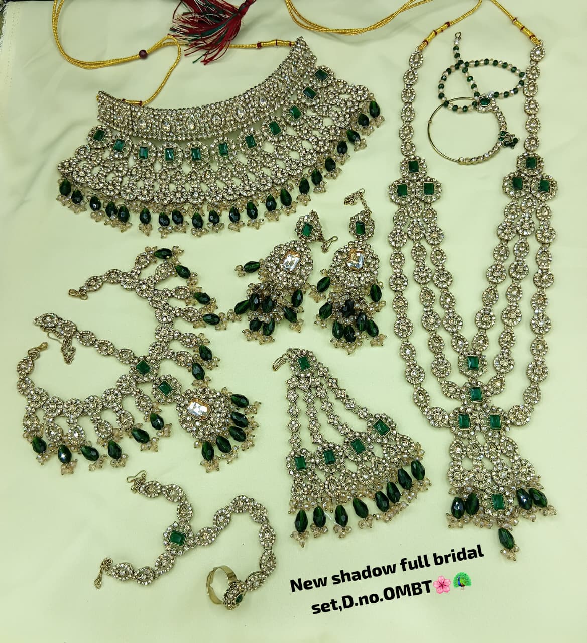 Traditional Handcrafted Antique Gold Bridal Jewelry Set