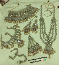 Traditional Handcrafted Antique Gold Bridal Jewelry Set
