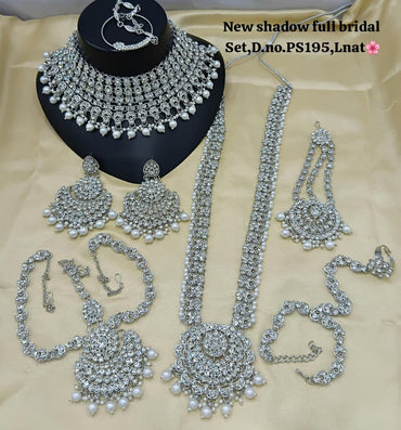 The Heritage Maroon Crimson Bridal Jewelry Set