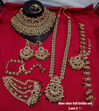 Elegant White & Silver Crystal Empress Bridal Set