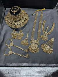 The Golden LCD Stone Heritage Wedding Bridal Set