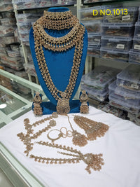 Royal Crystal Stone Grand Bridal Jewellery Set