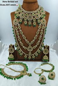Royal Kundan Stone Grand Bridal Jewellery Set