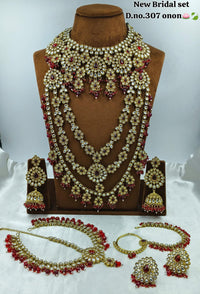 Royal Kundan Stone Grand Bridal Jewellery Set