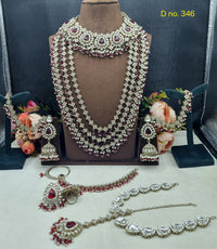 Bridal Choker & Grand Multi-Strand Haar Jewelry Set