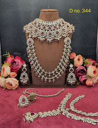 Bridal Polki & Pearl Handcrafted Jewelry Set