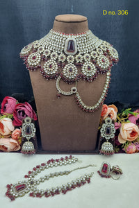 Antique Gold Finish Grand Bridal Jewellery Set
