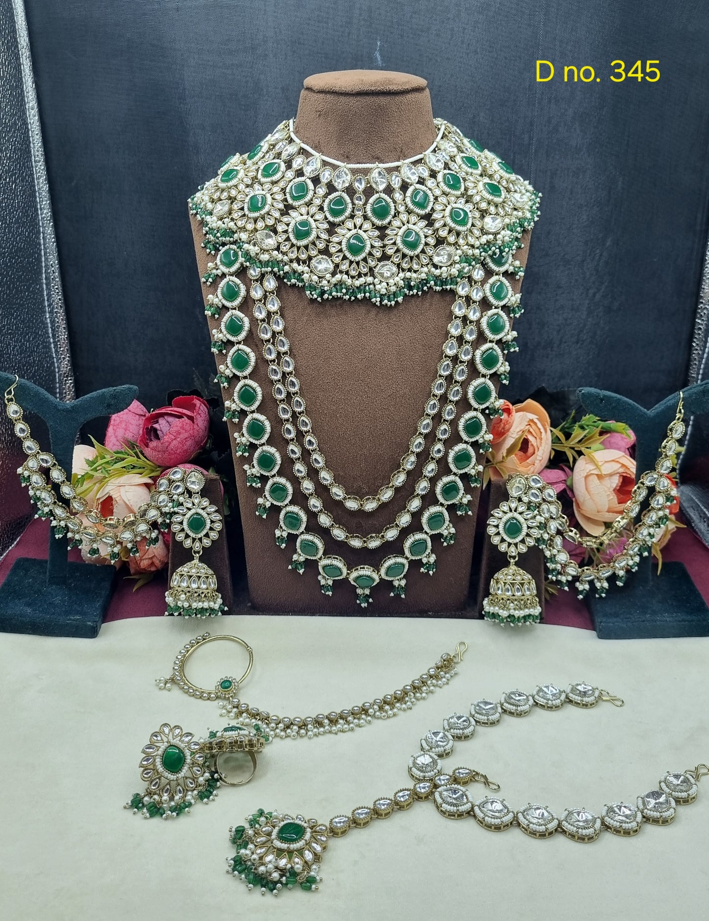 Complete Handcrafted Bridal Necklace Set