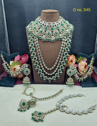Complete Handcrafted Bridal Necklace Set