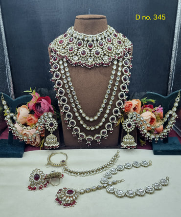 Complete Handcrafted Bridal Necklace Set
