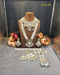 Complete Kundan & Pearl Beaded Bridal Jewellery Set