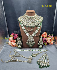 Regal Kundan Choker & Long Haar Bridal Jewellery Set