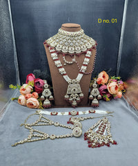 Regal Kundan Choker & Long Haar Bridal Jewellery Set