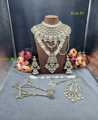 Regal Kundan Choker & Long Haar Bridal Jewellery Set