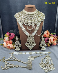 Regal Kundan Choker & Long Haar Bridal Jewellery Set