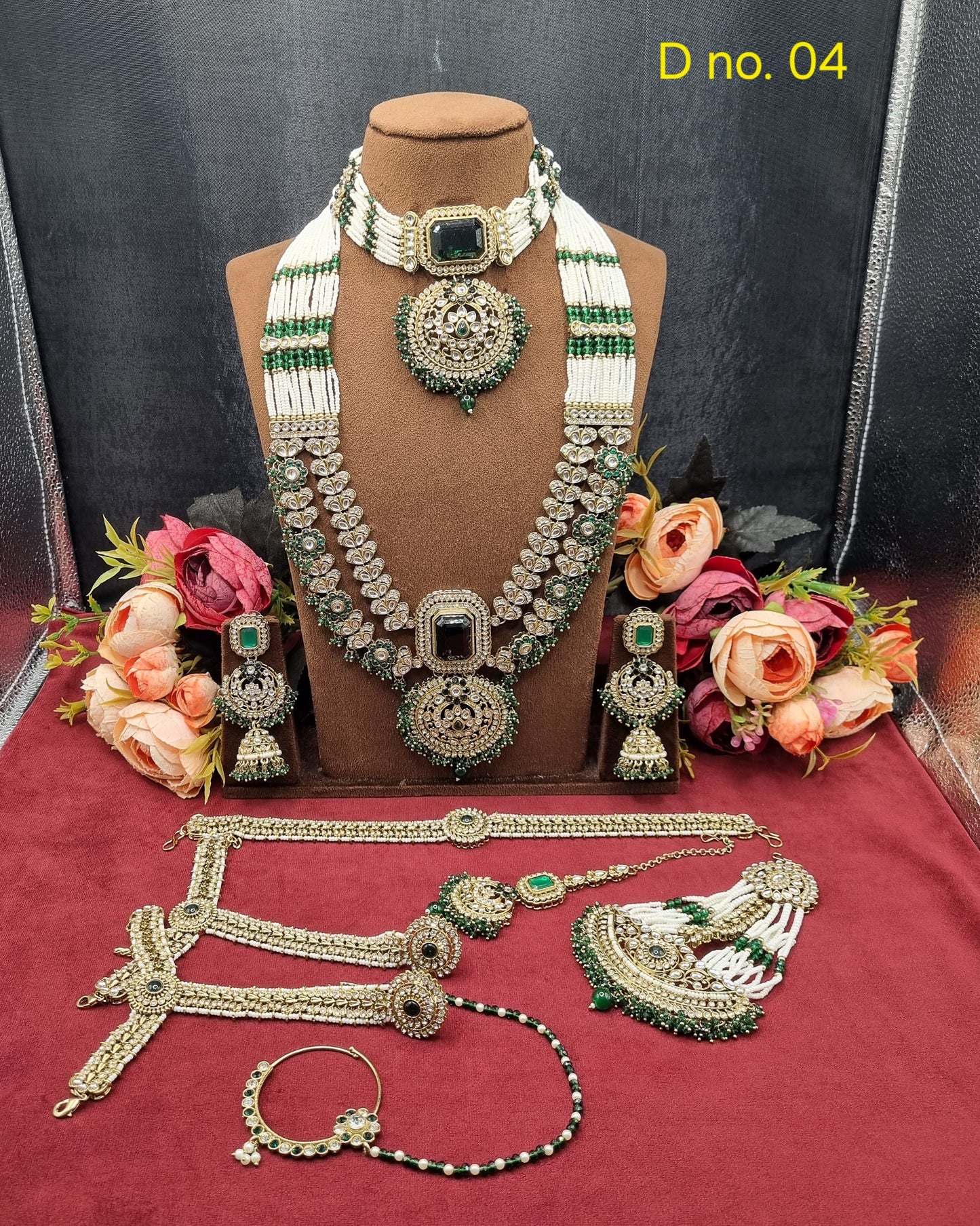 Royal Kundan & Pearl Bridal Jewellery Set