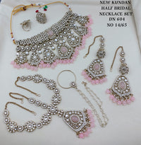 Traditional Kundan Half Bridal Jewellery Set