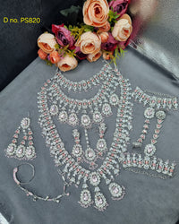 Luxury Bridal Jewelry Set | Complete Dulhan Necklace & Accessories Collection