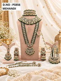 Mehendi  Kundan Bridal Jewellery Set