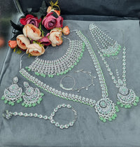 Heavy CZ Stone Wedding Jewelry Collection