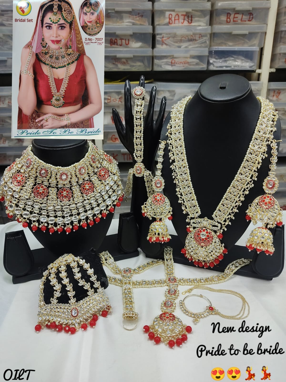 Bridal Collection Handcrafted Kundan Stud Bridal Jewellery for the Modern Bride