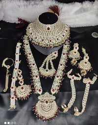 Bridal Collection Handcrafted Kundan Stud Bridal Jewellery for the Modern Bride