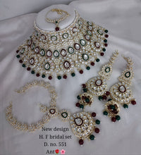 Fashion Gold Plated Kundan Stone Bridal Set