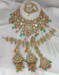 Kundan Stone Gold Plated Bridal Set