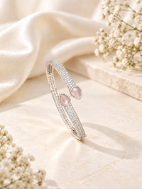 Silver Rhodium AD Bracelet