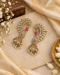 Traditional paisley ear cuffs