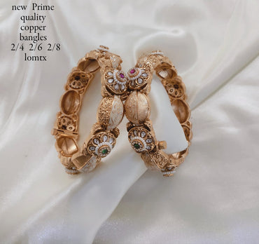 Gold Plated Copper Bangles