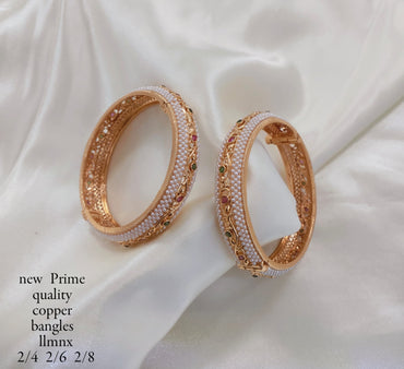 Gold Plated Copper Bangles