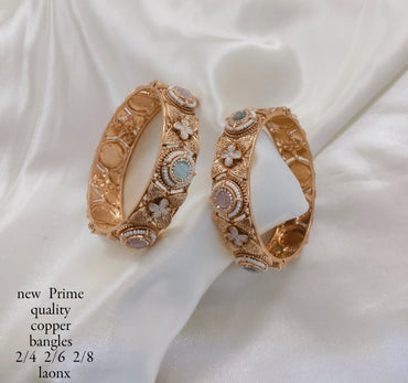 Gold Plated Copper Bangles