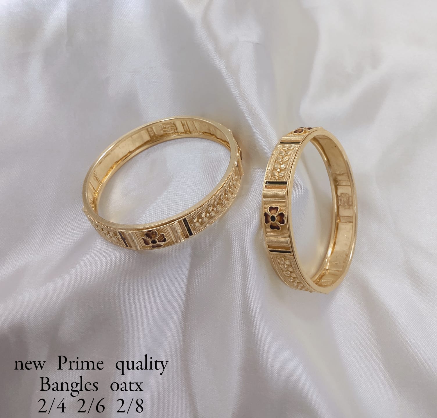 Gold Plated Copper Bangles
