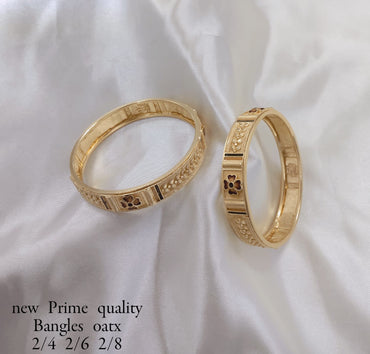 Gold Plated Copper Bangles