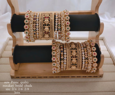 Gold Plated Copper Bangle Set