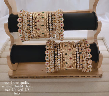 Gold Plated Copper Bangle Set