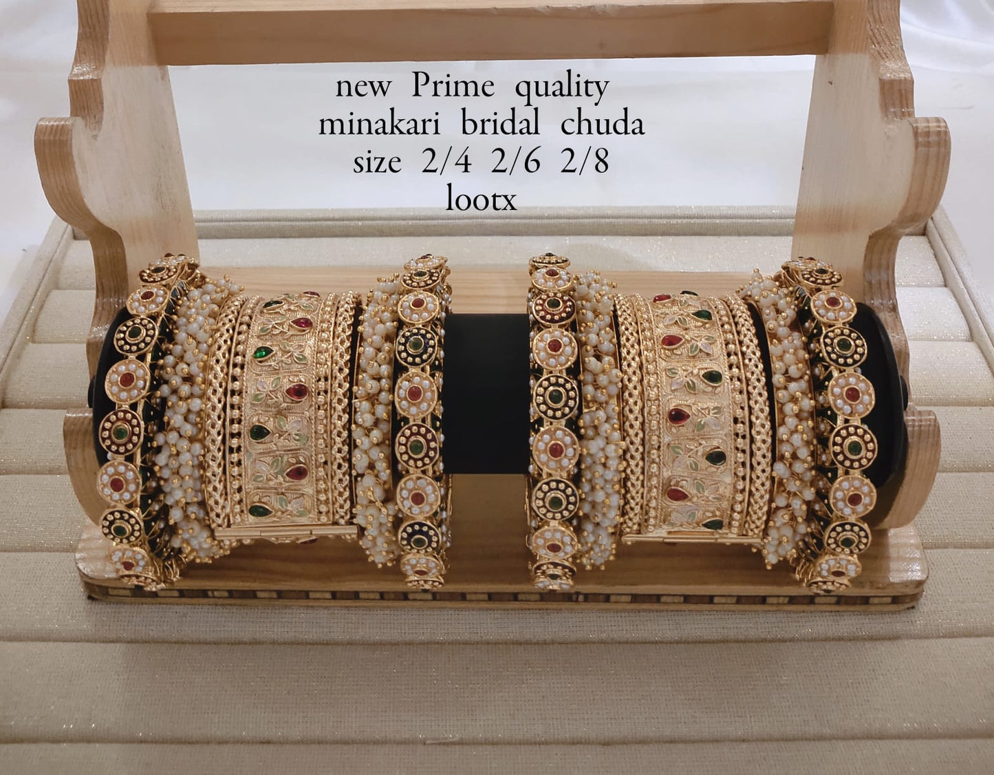 Gold Plated Copper Bangle Set