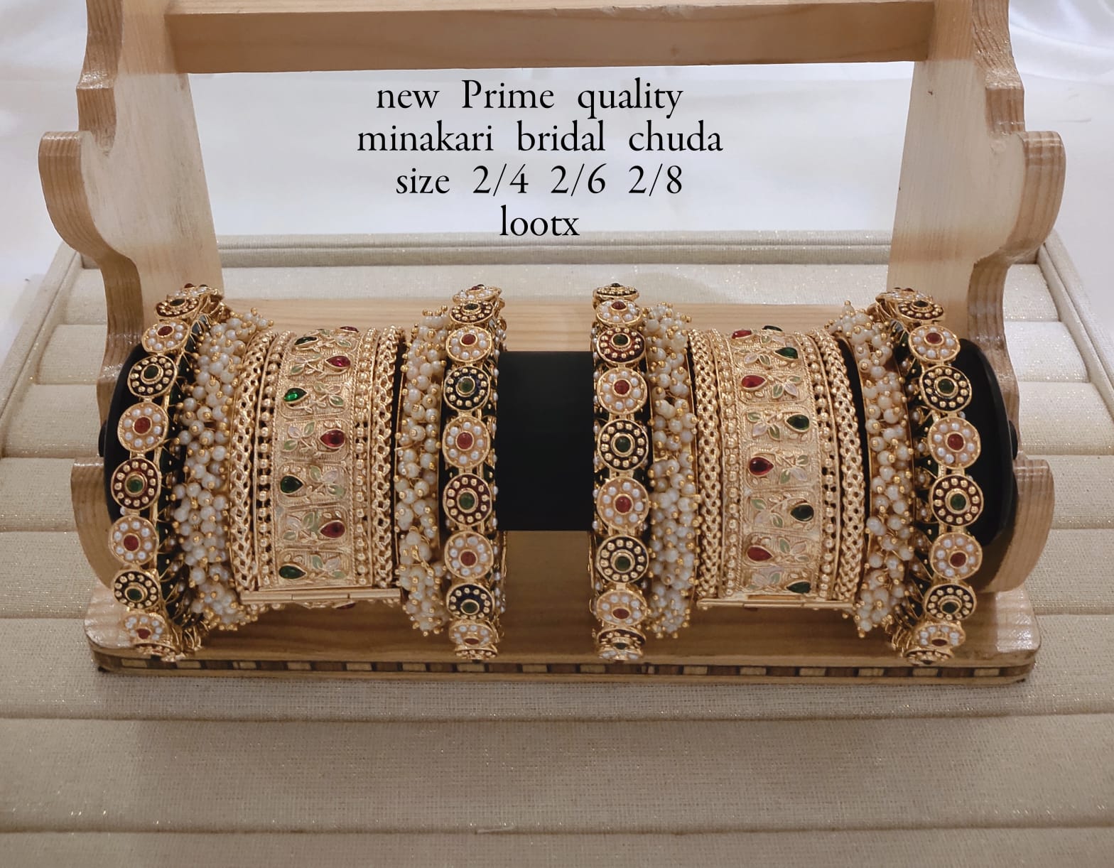 Gold Plated Copper Bangle Set