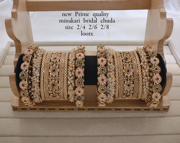 Gold Plated Copper Bangle Set