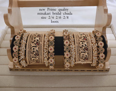 Gold Plated Copper Bangle Set