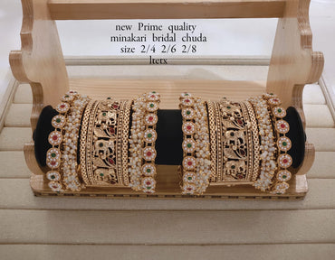 Gold Plated Copper Bangle Set