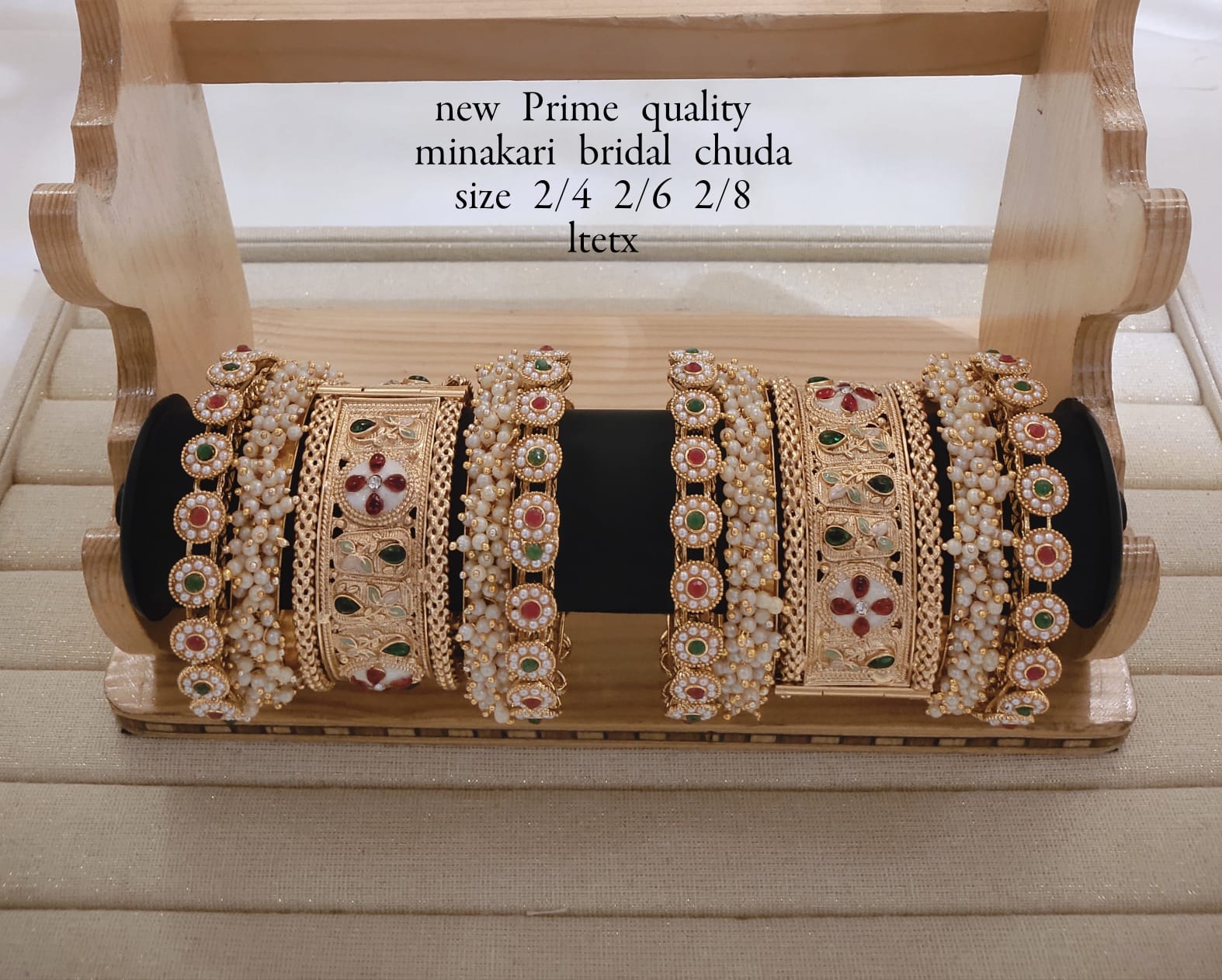 Gold Plated Copper Bangle Set