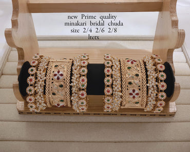 Gold Plated Copper Bangle Set