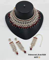 Fashionable Pearl Choker Jewellery Set
