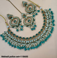 Antique Gold Plated Choker Necklace Set