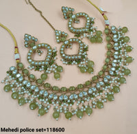 Antique Gold Plated Choker Necklace Set